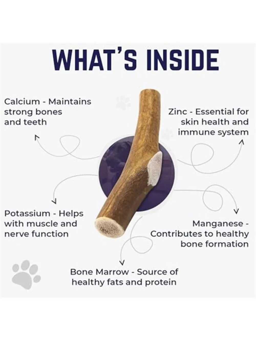 Elk Antlers for Dogs, Natural Dog Chew for Aggressive Chewers
